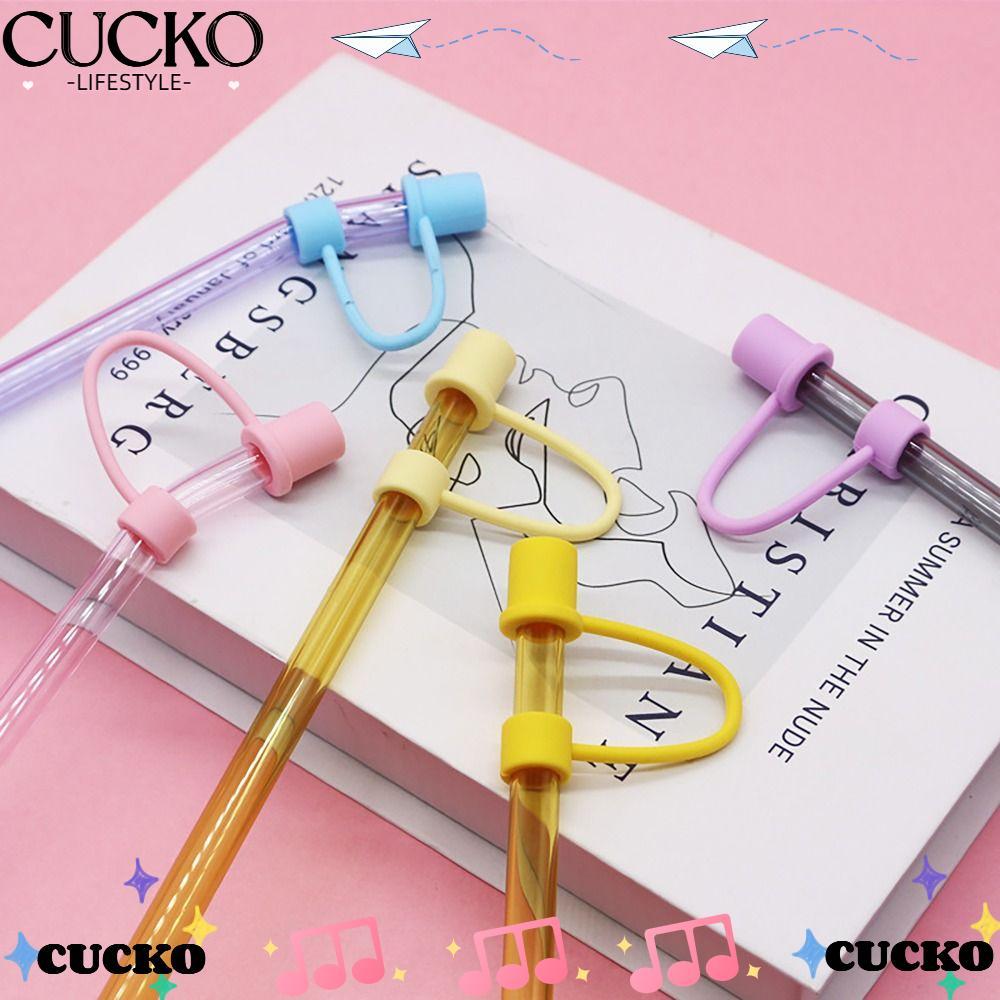CUCKO Ống Hút Topper, Nắp Niêm Phong Tốt Bảo Vệ Ống Hút Đầu Bao, Nhỏ Gọn Chống Bụi 8 Mm Ống Hút Đầu 