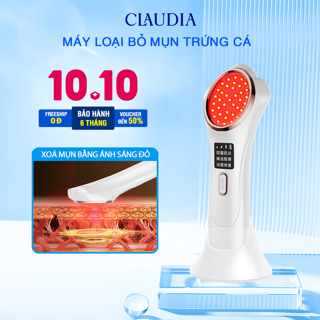 Máy trị mụn IPL, làm sáng da, mờ thâm nám, giúp da đều màu CSSD241 Claudia