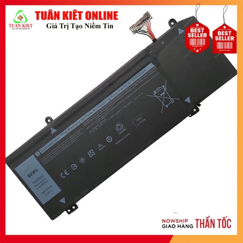 Pin Battery Laptop DeLL Alienware 1F22N 15.2V 60Wh 3750mAh