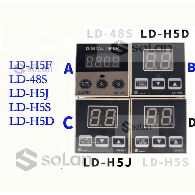 LD-H5F LD-48S LD-H5J LD-H5S LD-H5D Hẹn giờ lò nướng kim cương đỏ Hẹn giờ lò nướng