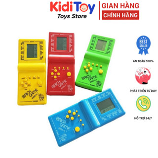 Máy Chơi Game Cầm Tay Xếp Hình Brick Game Có Pin – Đồ Chơi Điện Tử Thú Vị Dành Cho Trẻ Em - KIDITOY