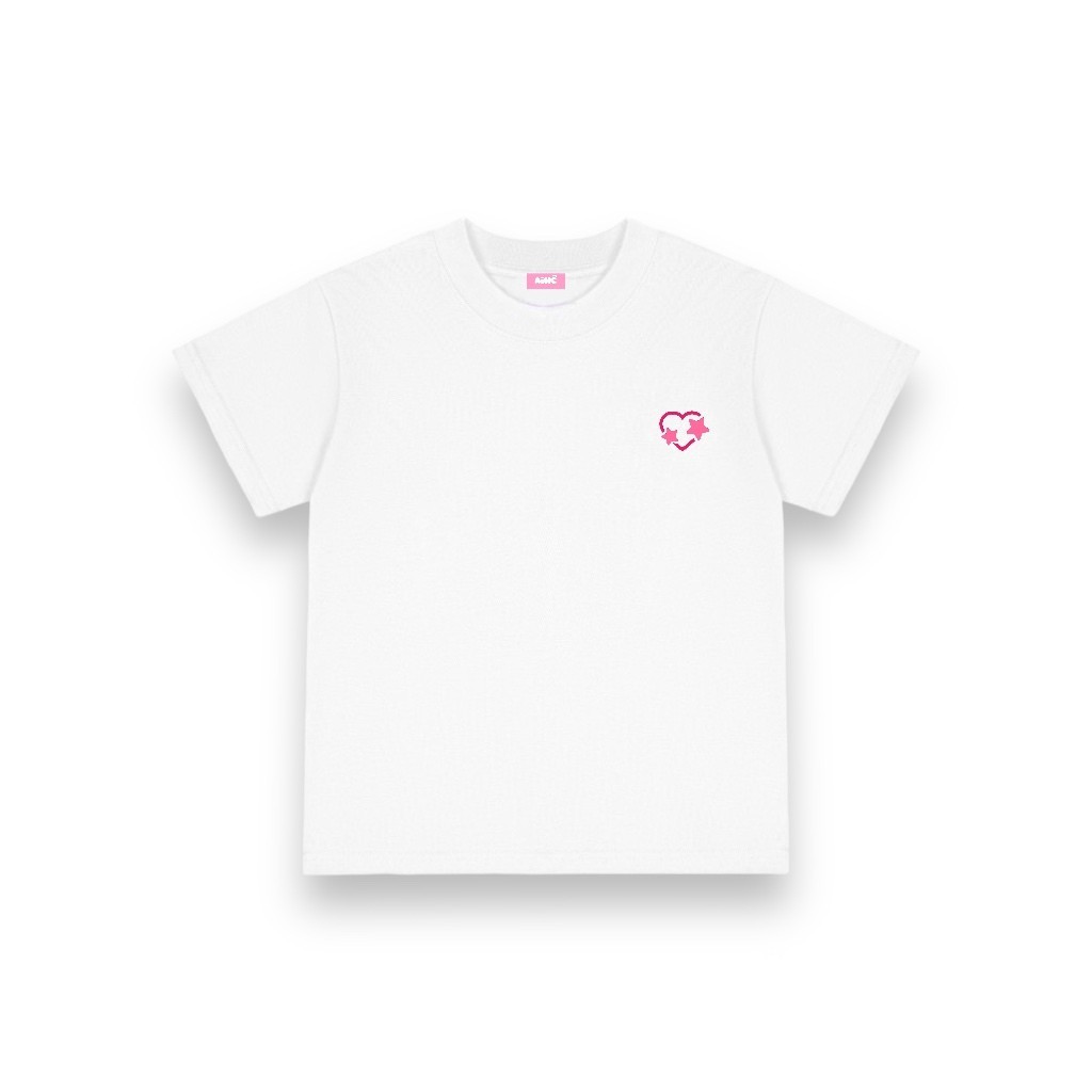 Áo Thun Baby Tee AIMÉ Cotton ""HEART"" Trái Tim Basic - Aimesaigon