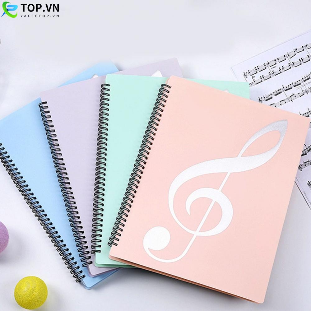 Clear Transparent Film A4 Music Score Folder Quick Page Turning and Preservation