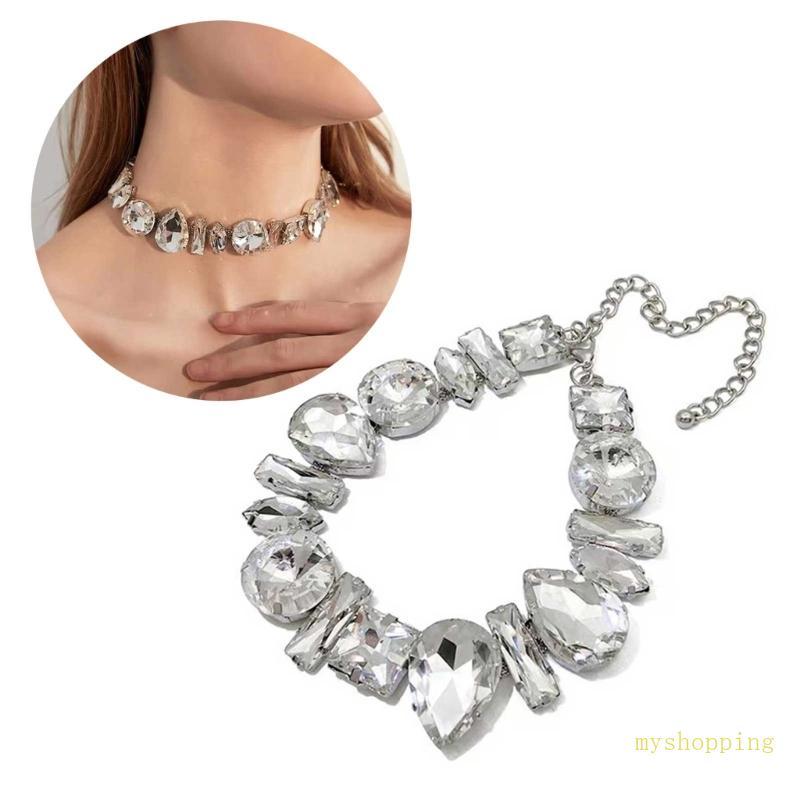 Ivy Choker Giả Kim Cương và Pha Lê - Phụ Kiện Thời Trang Cho Cô Dâu