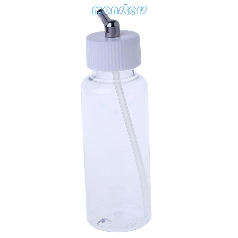 Mon 1 Nhựa 100cc Airbrush Chai Lọ Nắp Adapter Hành Động Kép Siphon Thức Ăn Mới