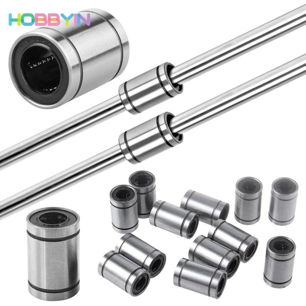 Thanh bi tuyến tính HOBBYIN Trục thép Chrome bền LM3UU LM4UU LM5U LM6UU