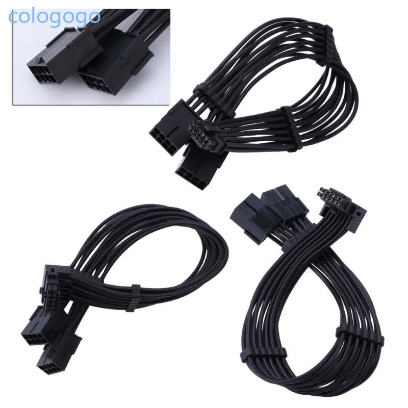 COLO 16AWG 12VHPWR PCIE 5 0 2x8pin to16Pin 12 + 4P Nam 90° Mở rộng nguồn 30CM