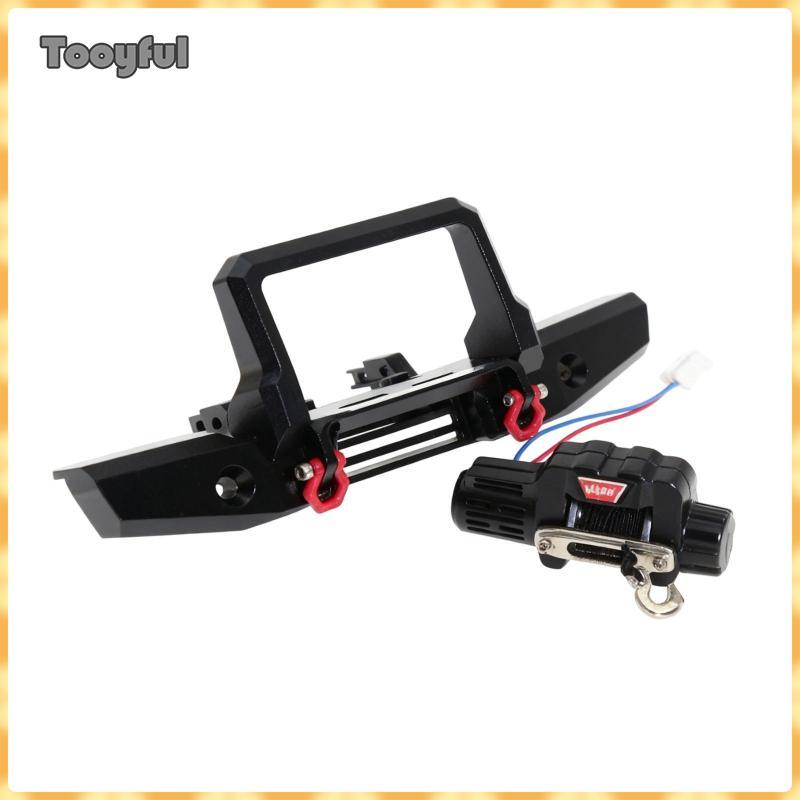 Tooyful Kim Loại RC Bánh Xích Tời RC Xe Tự Động Tời Nâng Cấp Hiệu Suất Cao Chuyên Nghiệp Màu Đen Cho