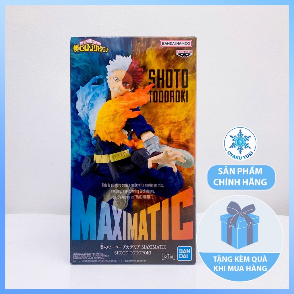 Mô Hình Todoroki Shoto - Boku No Hero Academia - Maximatic Figure Chính Hãng (Banpresto)