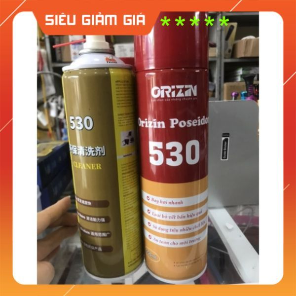 Dung dịch 530 vệ sinh màn và main, dạng xịt