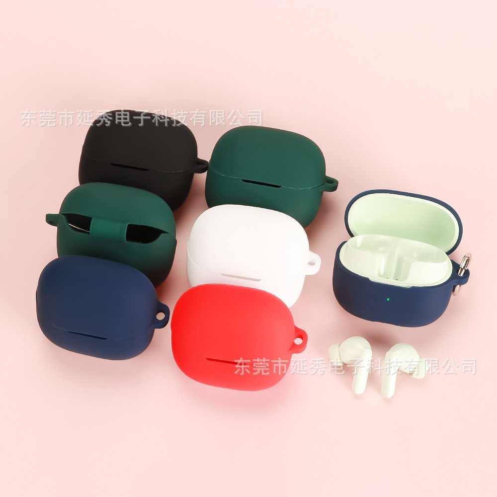 [Chất lượng tốt] Ốp lưng cho tai nghe Baseus Bass BP1 Pro Vỏ mềm có móc