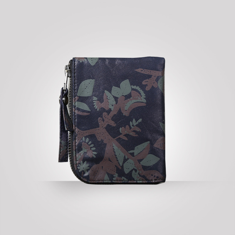 [Shenshan Jiufen] Thiết kế chính hãng Ví in da thật Ví đựng tiền xu Túi xách nữ