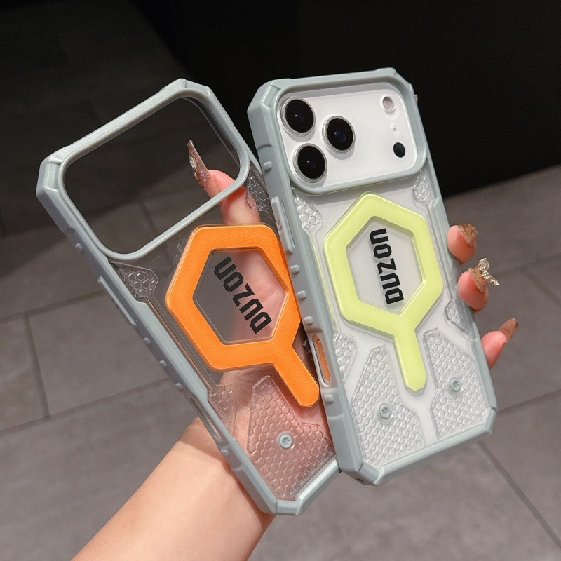 Ốp điện thoại cứng từ tính trong suốt DUZON cho IPhone 17 Pro Max 17promax 17pro 17air Plus Ari Prom