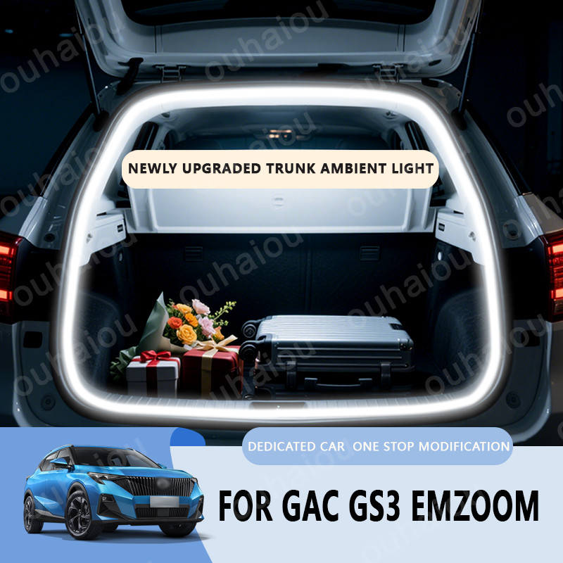 Cho 2024-2025 GAC GS3 Emzoom GS4 GS8 cốp xe ánh sáng sửa đổi ánh sáng Không khí Đèn Trắng ấm trắng P