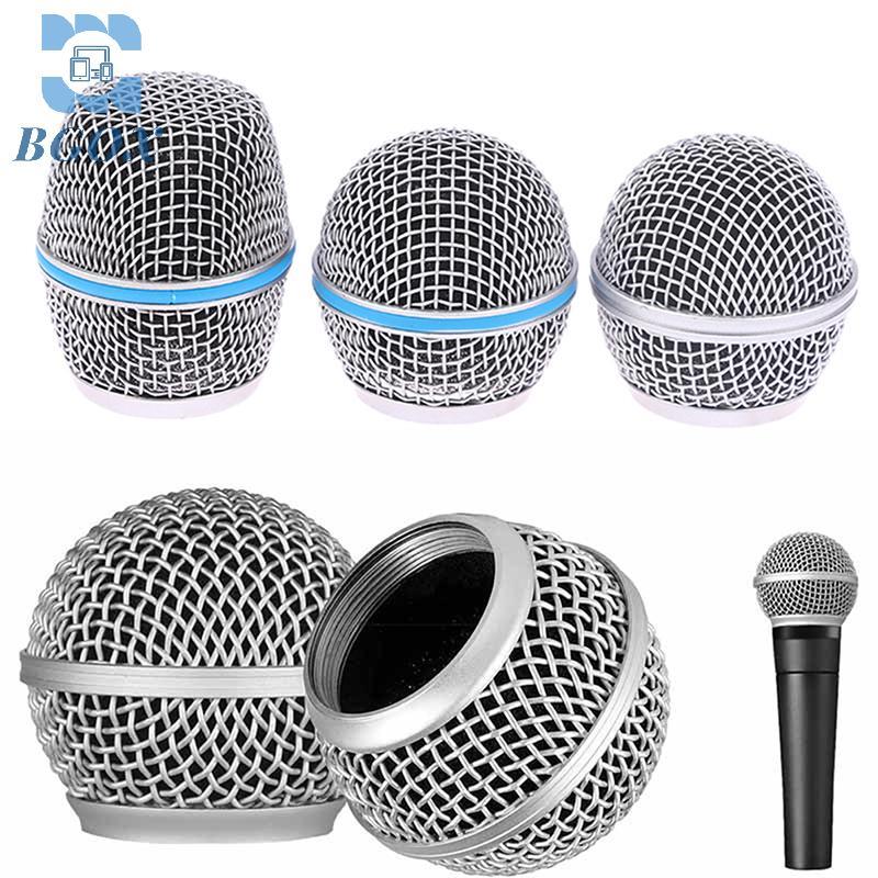 [BGOX] Đầu thay thế micro Lưới thép Micro cầm tay Đầu lưới tản nhiệt phù hợp với Shure Beta 57A 58A 