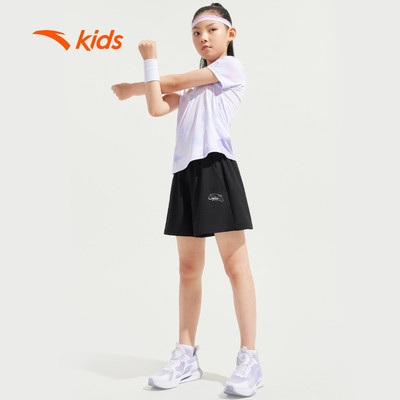 Quần Short Thể Thao Bé gái Sports Big Kids 7-14 Years Woven Shorts Quần lửng ANTA KIDS A625B5302