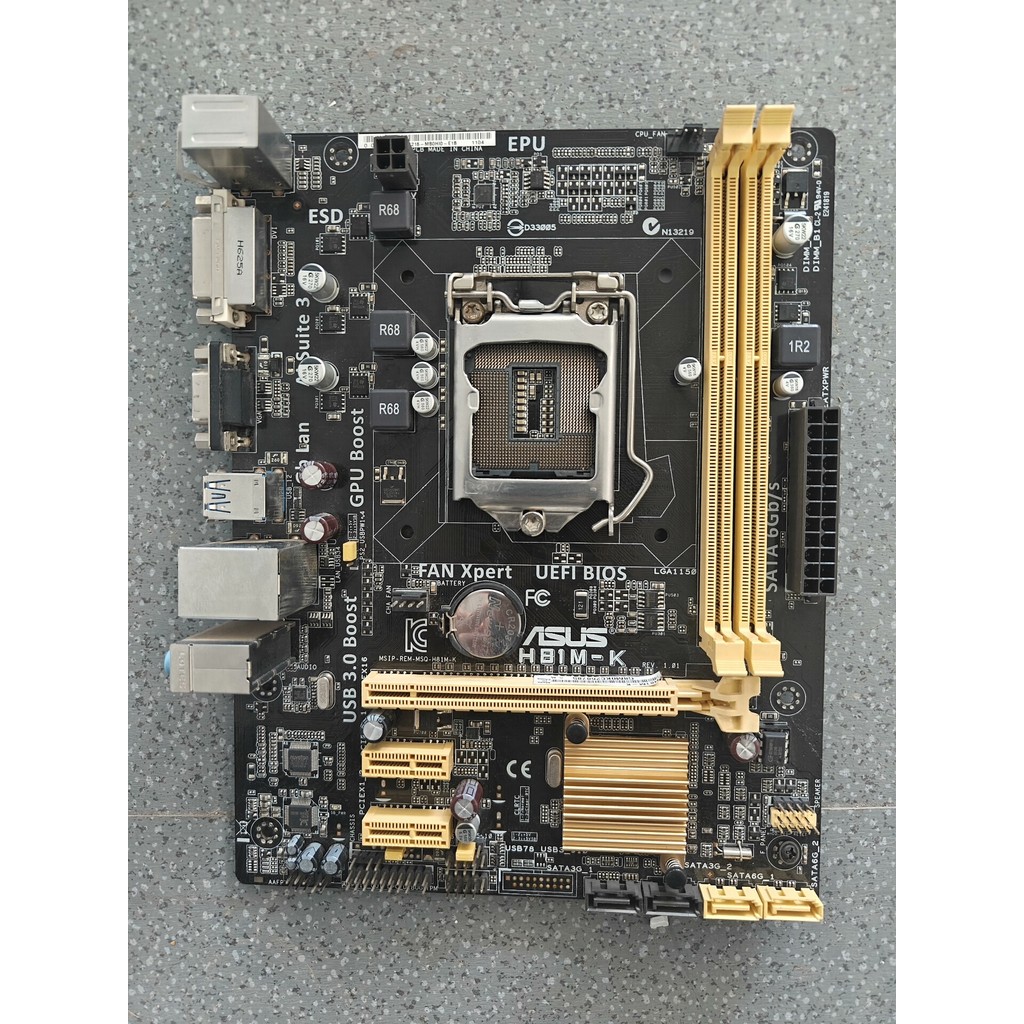 Bo mạch chủ Asus H81M-K Thích hợp cho LGA 1150 DDR3