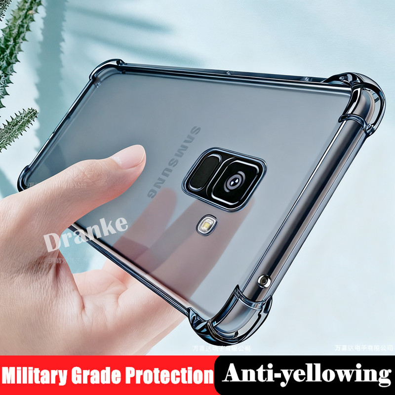 Ốp Điện Thoại Cho Samsung Galaxy J6 2018 SM-J600F J600G J600FN J600GF Silicon Lỏng Trong Suốt Linh H