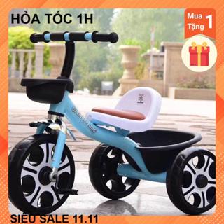  Xe tập đi ba bánh cho bé có bàn đạp yên bọc da cho bé 2-5 tuổi,hình bọ,hình thú yên da ship hỏa tốc gấp nhận liền 
