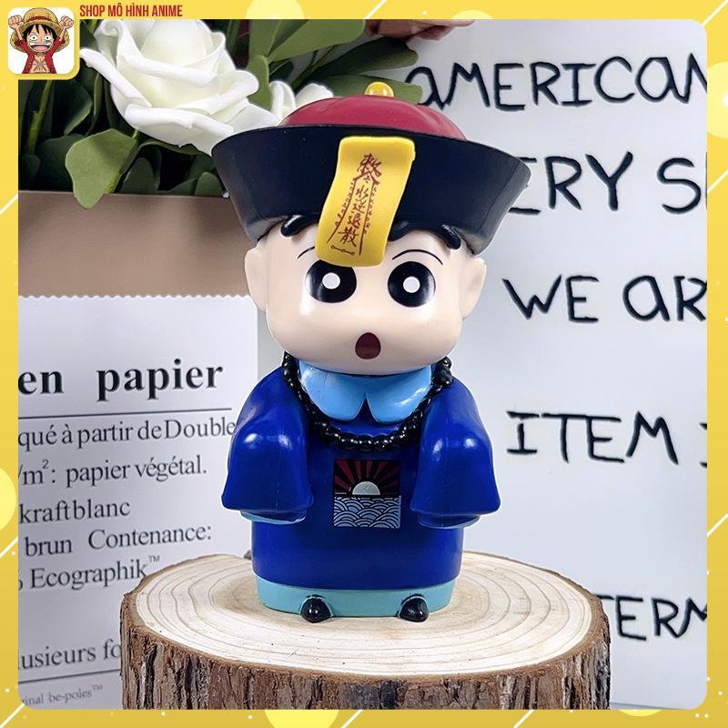 Mô Hình Shin Cậu Bé Bút Chì Crayon Shin-Chan Cosplay Cương Thi, Mô Hình Cao 17cm Decor Trang Trí