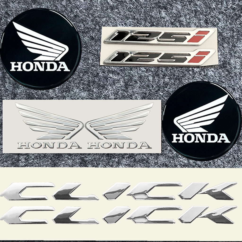 3D Honda Click 125i 150i Chữ Logo Biểu Tượng Chống Nước Huy Hiệu Decal Cho Xe Honda Click 125 125i 1
