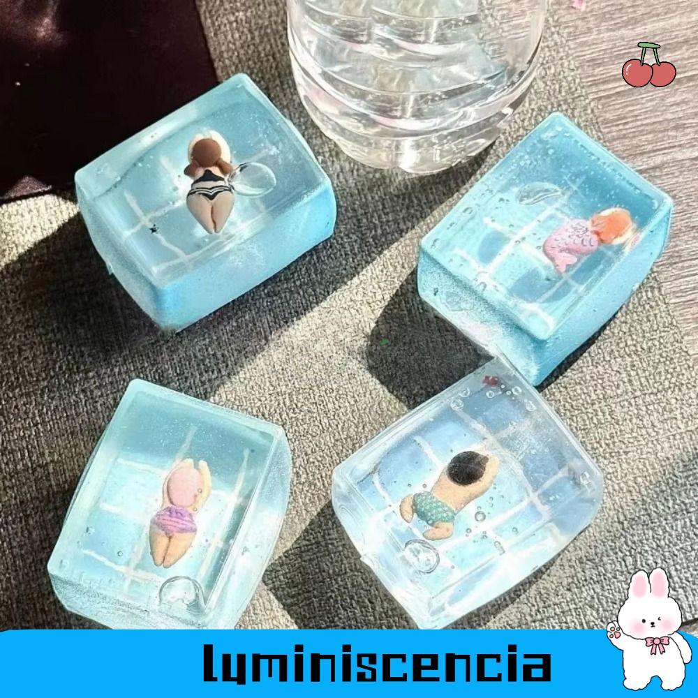 Đồ chơi bóp bể bơi LUMINISCENCIA, TPR Giảm lo âu Đồ chơi Fidget phục hồi chậm, Đồ chơi lo âu thư giã