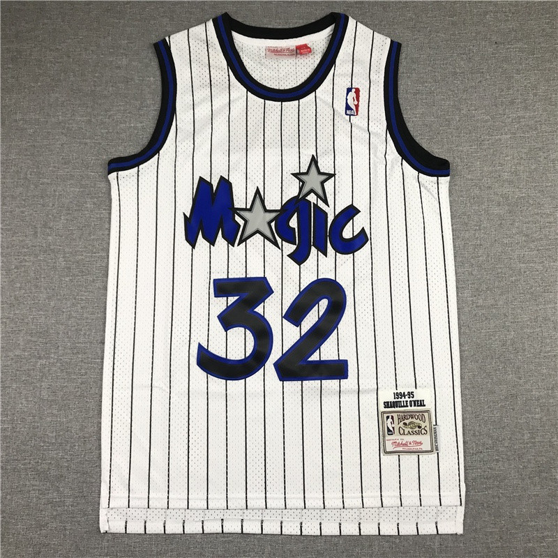 KK Áo đấu NBA Orlando Magic số 1 hoặc 32, Màu trắng cổ điển
