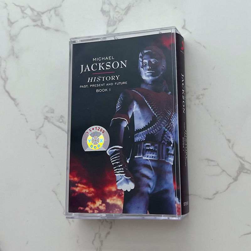 Cassette Michael Jackson HIStory Past Present and Future Book tape C0103