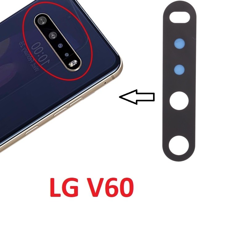 Mặt Kính Camera Sau LG V60 ThinQ 5G / V60 ThinQ 5G UW Camera Lens for