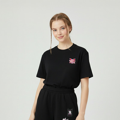 Áo Thun Tay Ngắn Nữ Skechers Kuromi Short Sleeve Tee - SL325W609-0018