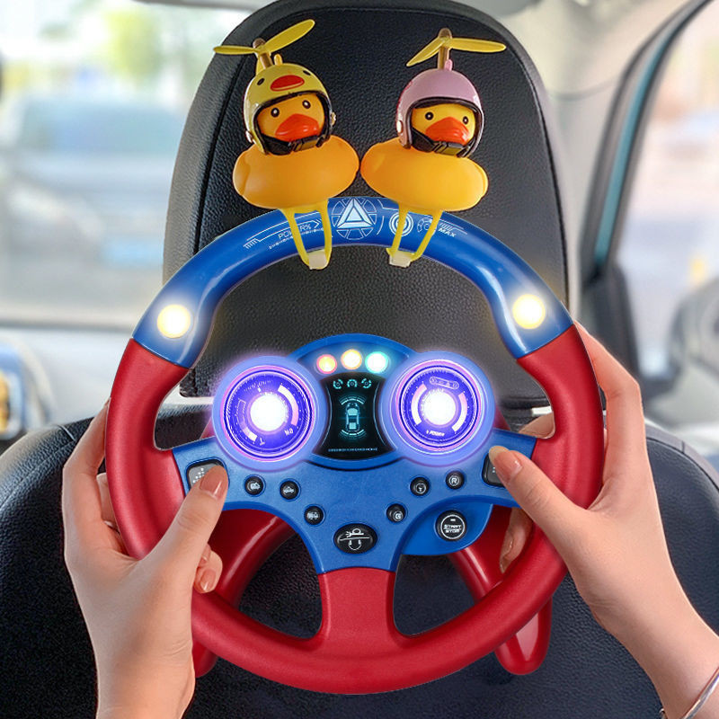 Vô Lăng Trẻ Em Mô Phỏng Co-Pilot Vô Lăng Bạn Gái Tay Cầm Chơi Game Hút Đồ Chơi Giáo Dục Trẻ Em Lái V