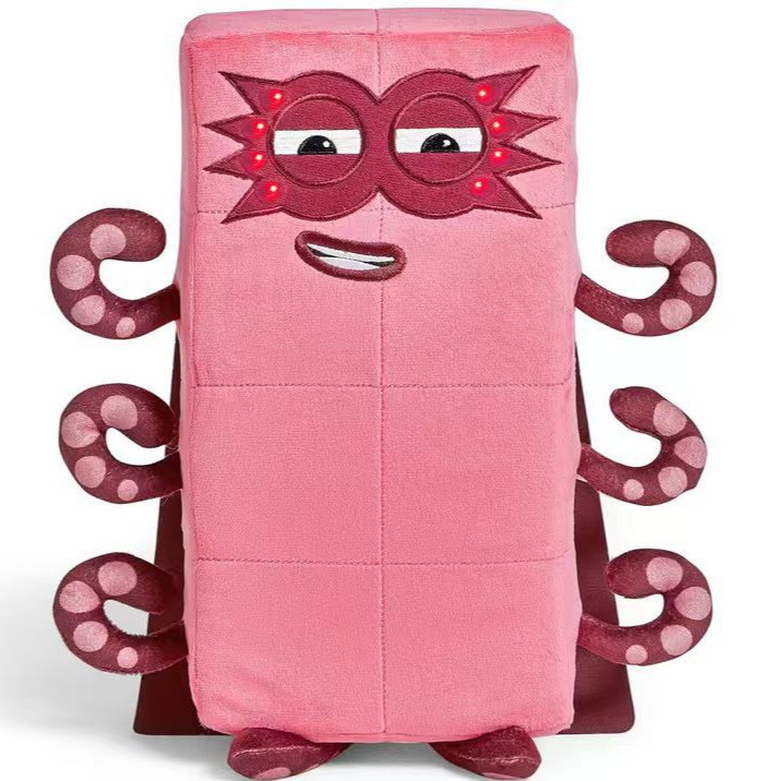 28CM Hand2mind Numberblocks Nhồi Bông Sang Trọng Đồ Chơi Hoạt Hình Sang Trọng Đồ Chơi Quà Tặng Cho T