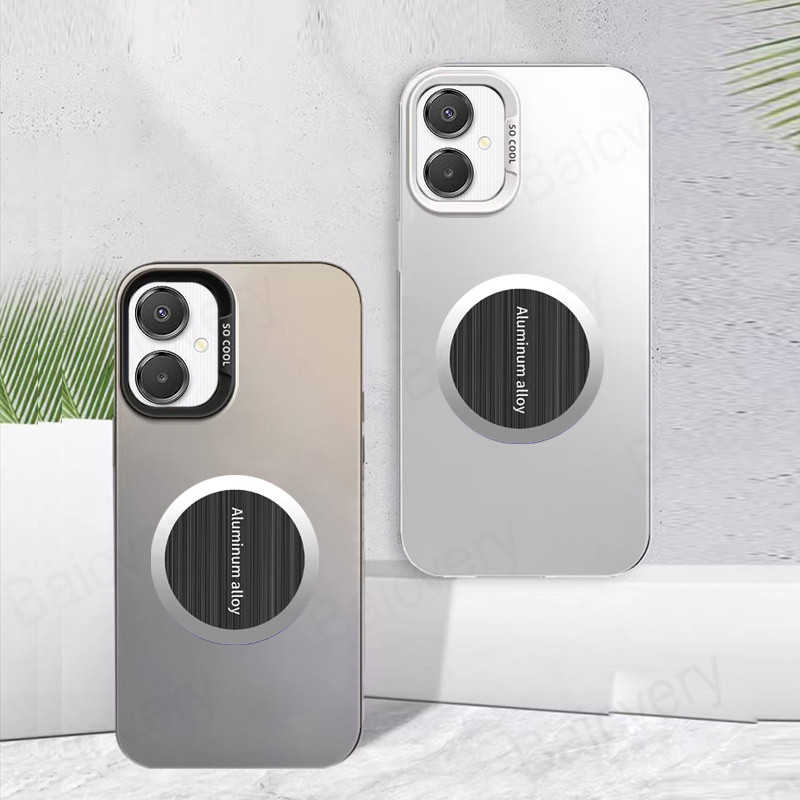 Dành Cho Samsung Galaxy A07 4G / A07 5G / A06 4G / A06 5G Có Nhãn Dán Tấm Kim Loại Từ Tính Mạ Điện N