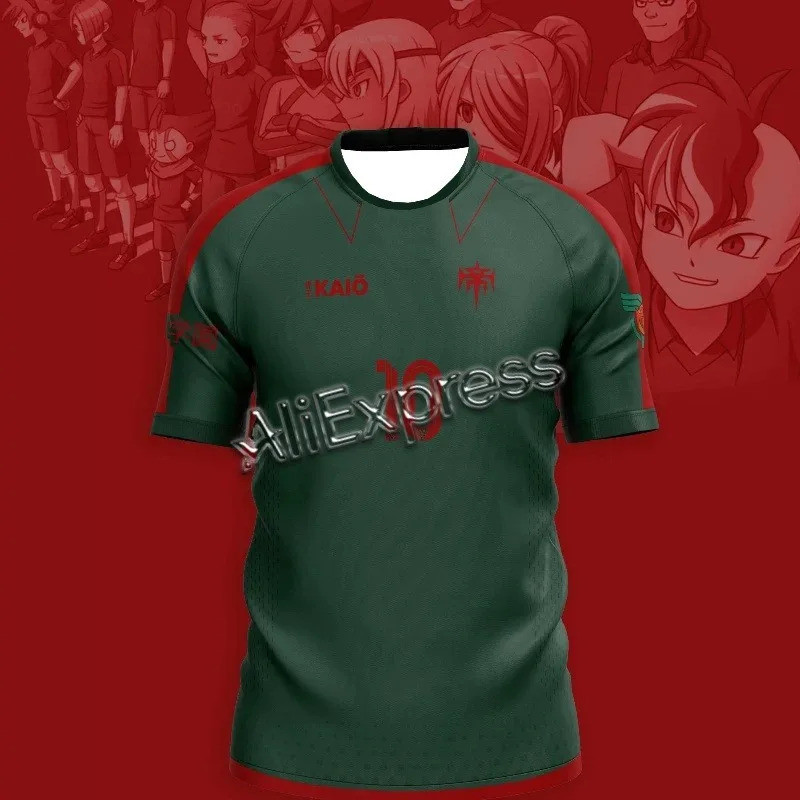 Áo thun nam in hình Anime Inazuma Eleven từ Nhật Bản, thiết kế ngắn tay phù hợp mùa hè