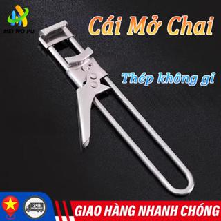 Dụng Cụ Mở Nắp Vạn Năng Bằng Inox Giúp Tiết Kiệm Sức Lực Mở Chai Lọ Hộp Hũ Thủy Tinh Dễ Dàng