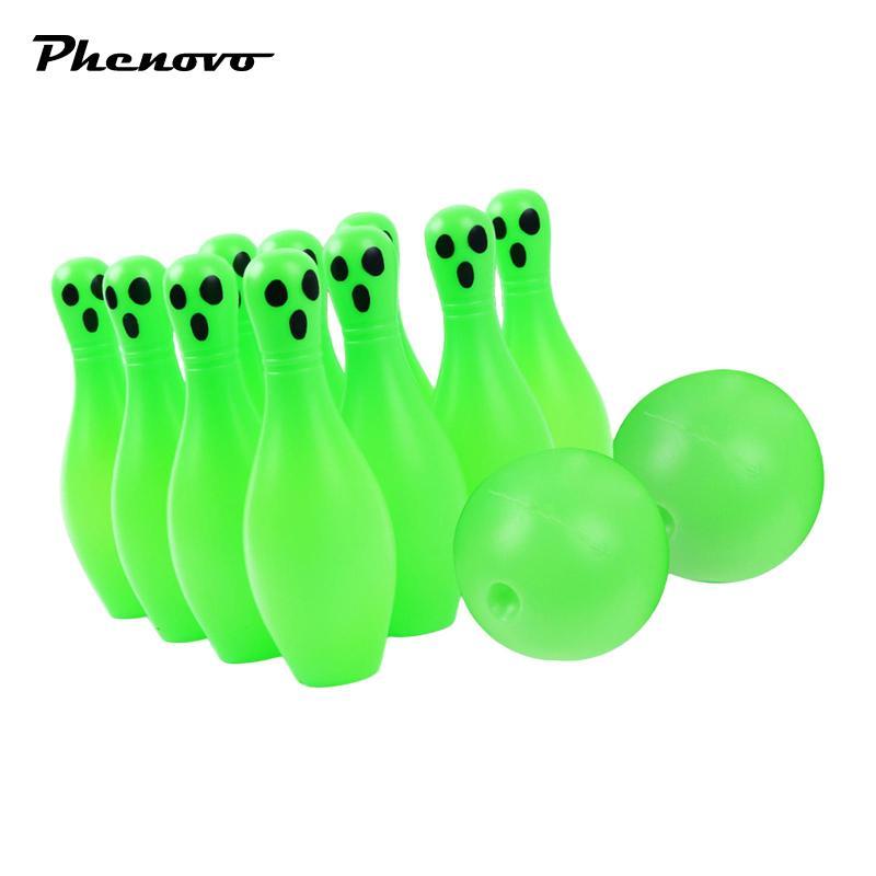 Bộ Bowling LED Đồ Chơi Phát Triển Bảng Bóng Bàn Bowling Pin Cho Bé Trai Bé Gái