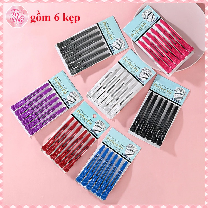 Set 6 kẹp tóc cố định thời trang Hàn Quốc