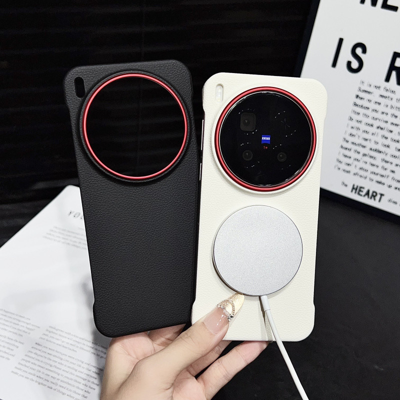Da PU mỏng không khung sang trọng tích hợp từ tính cho VIVO X300 Pro X200 Ultra X200 Pro X200S X200 