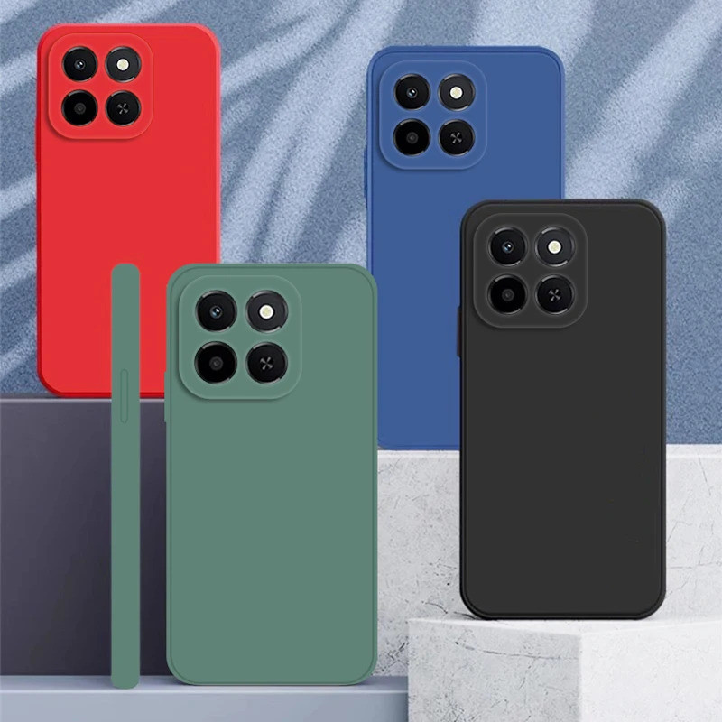 Dành Cho Honor X6c Ốp Lưng Honor X6c Vỏ Mềm Lỏng Silicon Bền Ốp Lưng Bảo Vệ Mặt Sau Ốp lưng Cho Hono