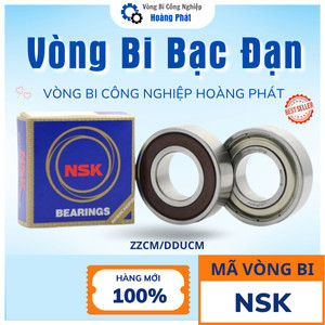 | CHÍNH HÃNG | Vòng Bi NSK 6304 [ZZ/2RS] Nắp Sắt/Nhựa – Bạc Đạn 6304 Chống Rung, Dùng Máy CNC, Quạt 
