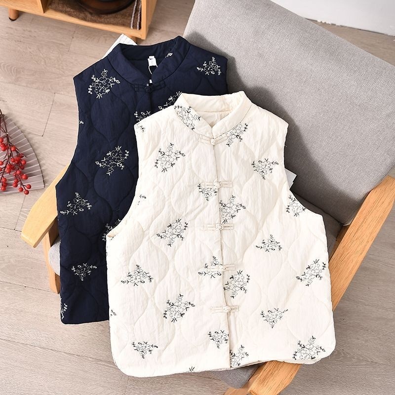 China Embroidered Women Winter Jacket New Retro Warm