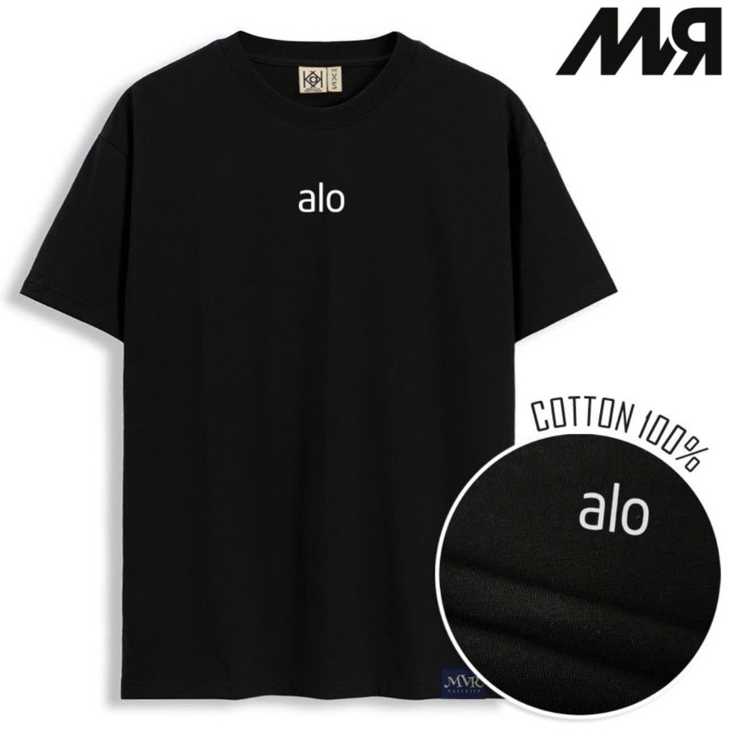 Áo thun MVR unisex- ỦA và ALO - ĐEN/ TRẮNG