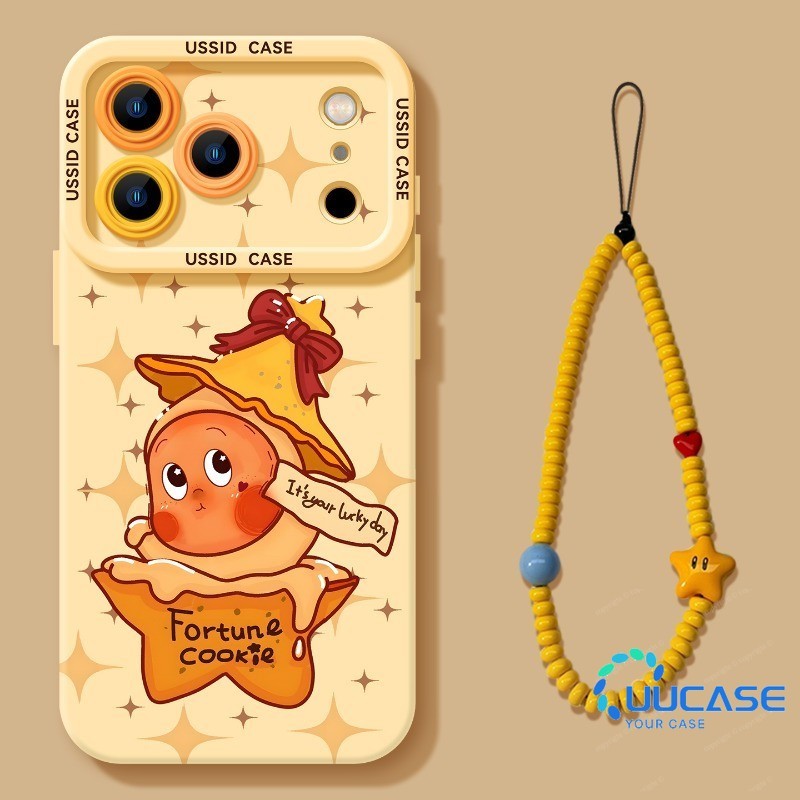 Hoạt Hình Bánh Quy Ngôi Sao Người Thích Hợp Cho IPhone17 16 15 11 12 13 14 Pro Max 7Plus 16 8 15 Plu