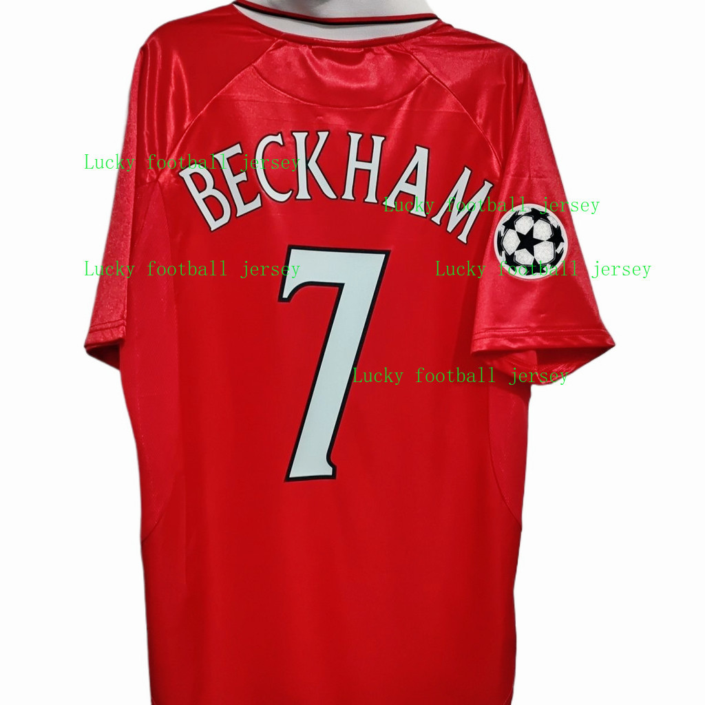S-2XL Áo Thun Manchester United 1999/2000 Jersey Chất Lượng Cao