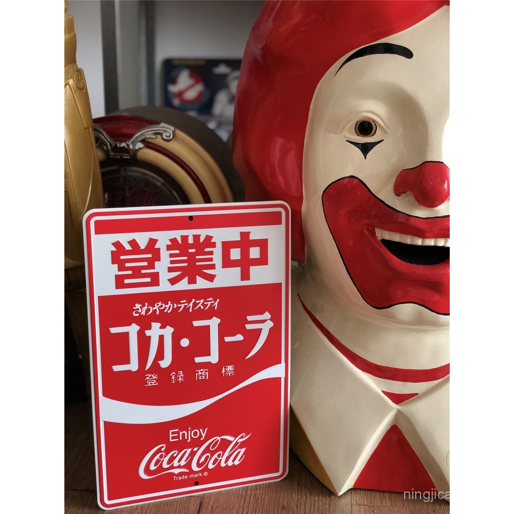 MIỄN PHÍ VẬN CHUYỂN |   Nhật Bản D Coca Cola Coca Cola Shop Sử Dụng Ba Chiều Dập Nổi Kim Loại Trang 