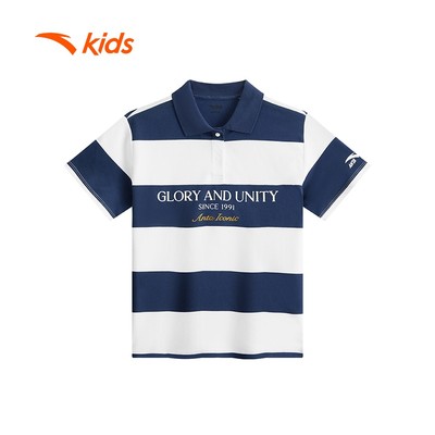 Áo Polo Thời Trang Ngắn Tay Bé trai ANTA KIDS Sleeve Polo Shirt  3525B8130.Big Kids 7-14 Years Short