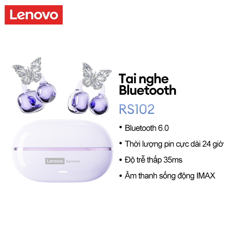 Tai nghe không dây Lenovo RS102 Bluetooth 6.0 Micrô khử tiếng ồn cuộc gọi ENC Chế độ trò chơi Phản hồi nhanh | BigBuy360 - bigbuy360.vn
