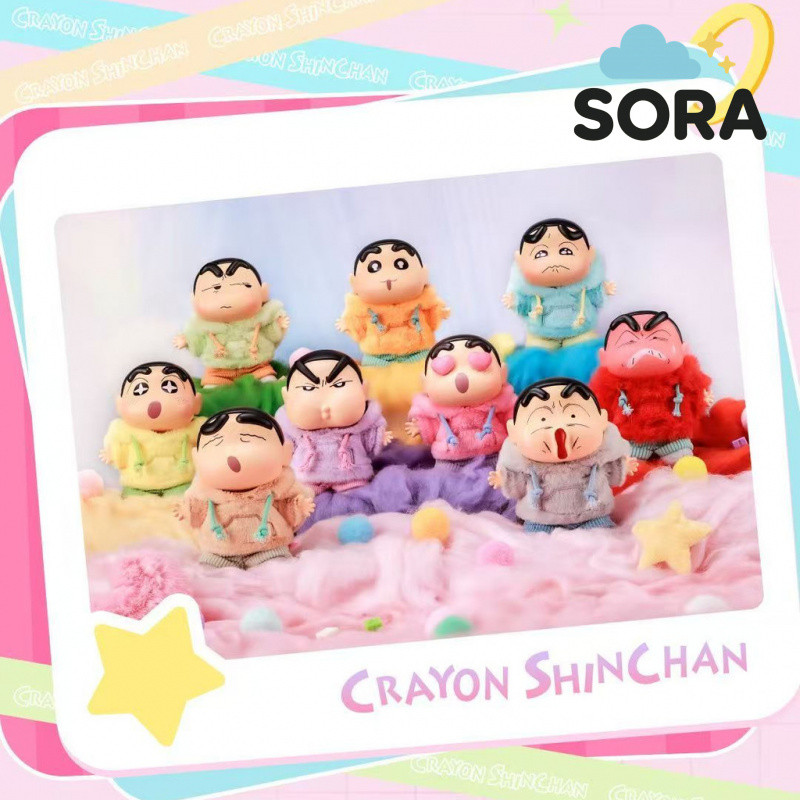 Giảm Giá [Chính Hãng] Crayon Shin-Chan Cảm Xúc Dopamine Sang Trọng Quyến Rũ Vui Cảm Xúc Gói Crayon S