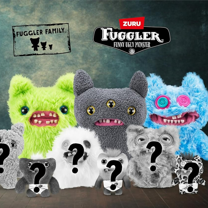 Fuggler Fugg Family của ZURU Quái vật xấu xí ngộ nghĩnh, Sang trọng, sưu tập, Đồ chơi (Screech)