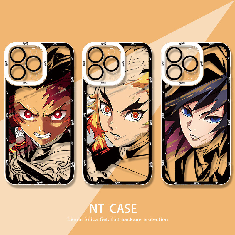 Ốp điện thoại Demon Slayer Apple 16 iphone15promax Thích hợp cho 14 Luyện ngục Kyojuro 11 Tomioka Gi